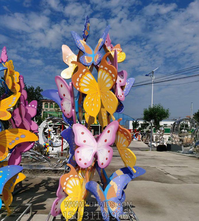 玻璃钢户外园林创意蝴蝶博鱼网页版