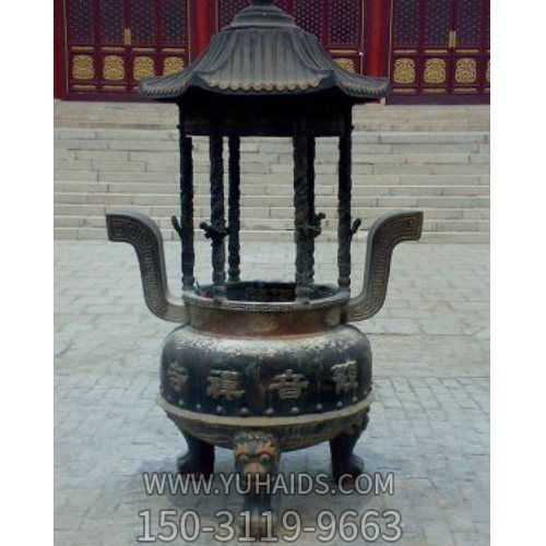 寺庙庭院铜雕仿古做旧香炉博鱼网页版