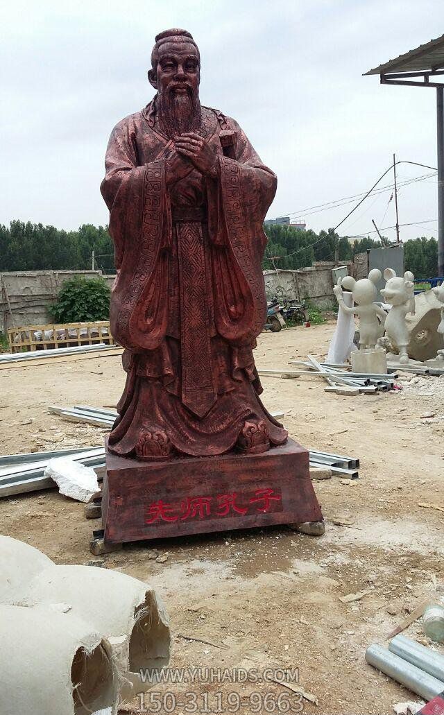 先师孔子玻璃钢仿铜人物博鱼网页版