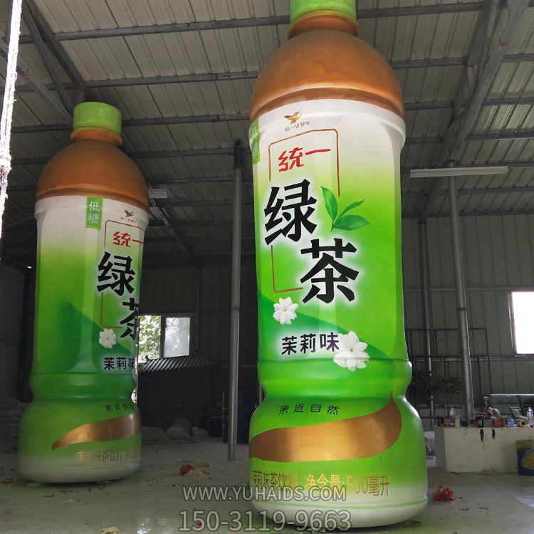 大型玻璃钢仿真饮料瓶商场摆放宣传景观博鱼网页版