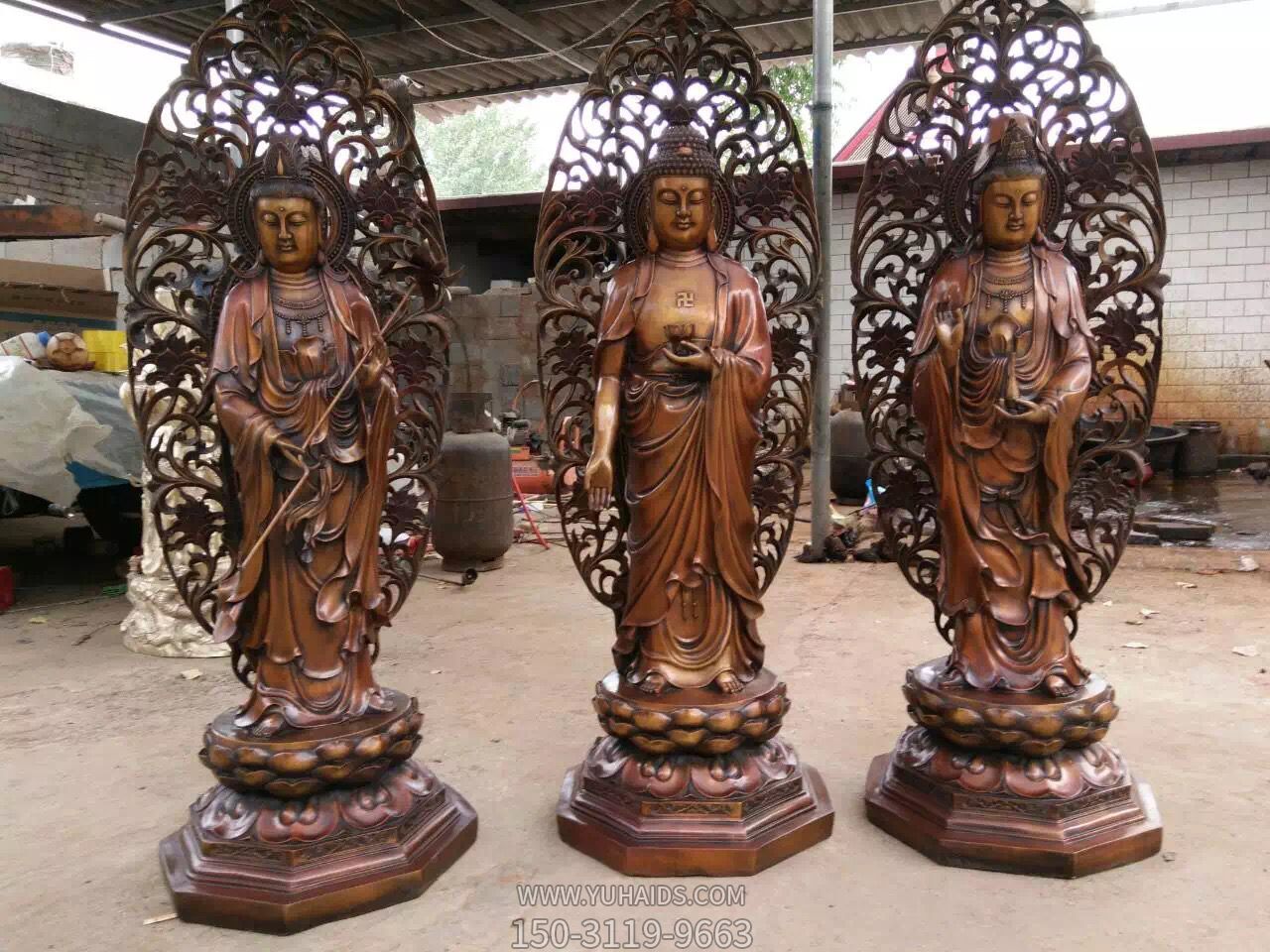 景区铜雕神佛寺庙三圣博鱼网页版