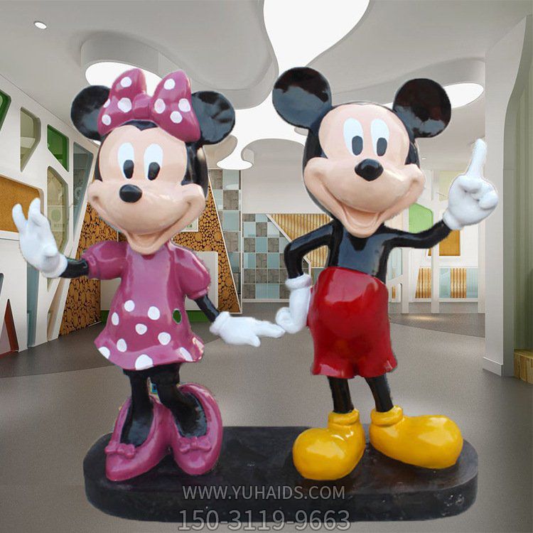 玻璃钢卡通园林景观摆件米老鼠博鱼网页版