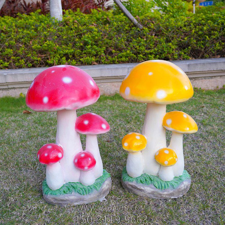 玻璃钢彩绘卡通彩绘蘑菇博鱼网页版