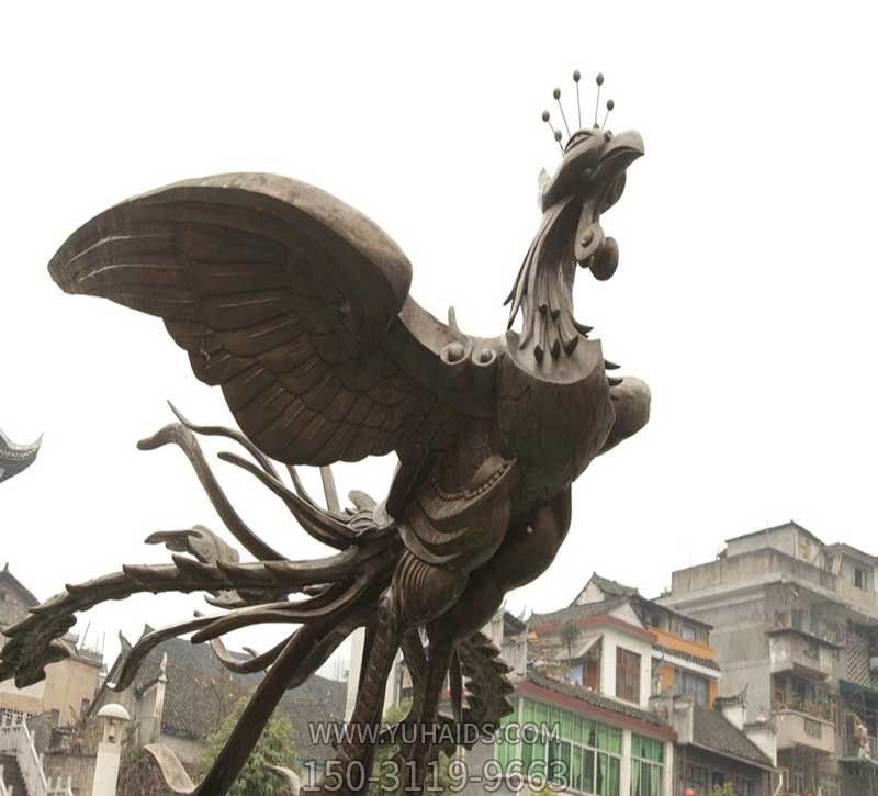 景区不锈钢飞翔的凤凰博鱼网页版