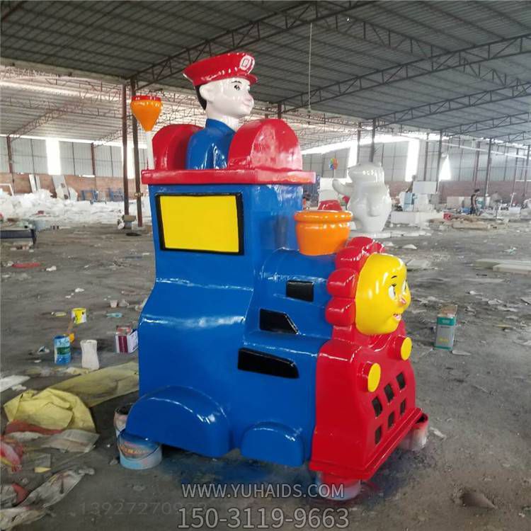 商场玻璃钢卡通彩绘美陈装饰品摆件博鱼网页版