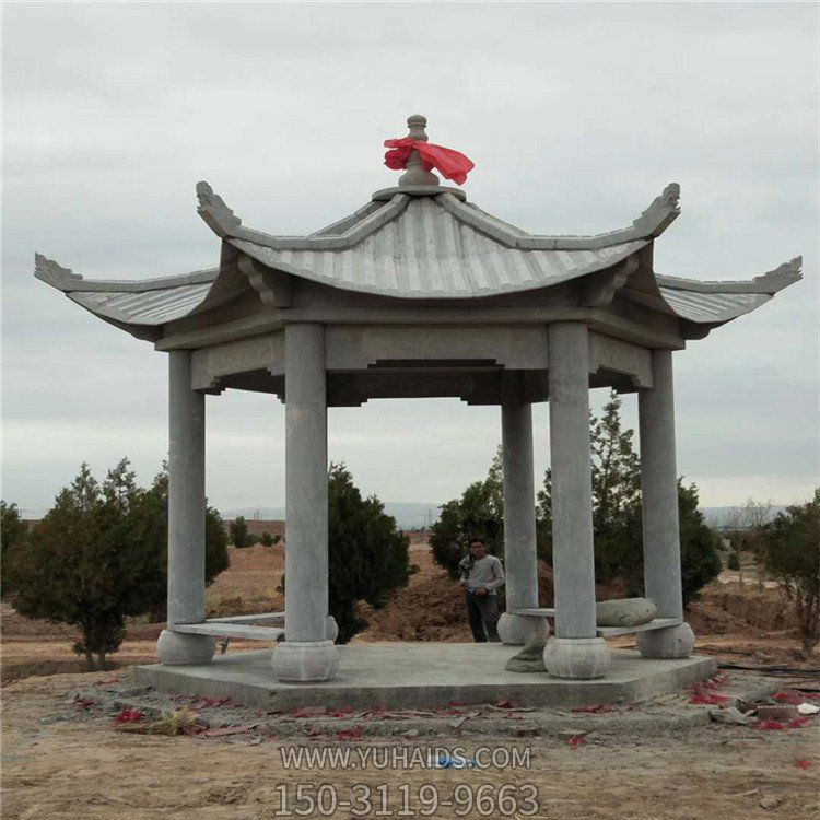 大理石石雕户外公园凉亭博鱼网页版