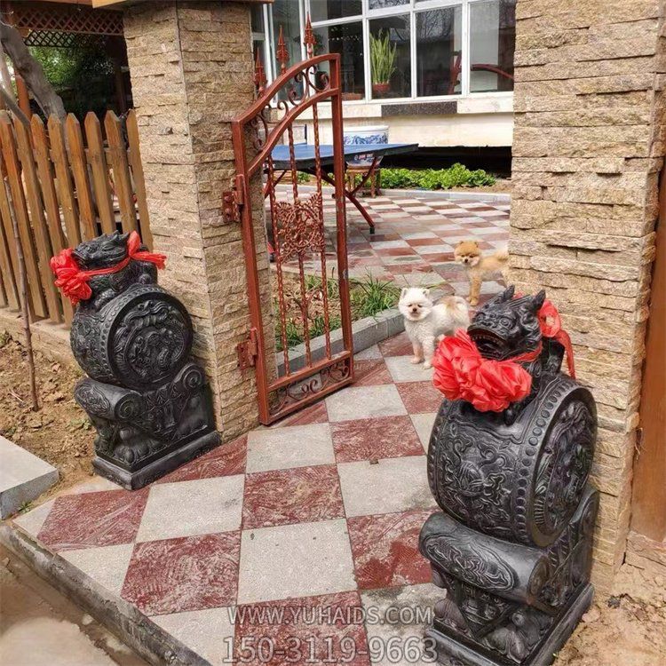 庭院门口抱鼓石石雕博鱼网页版