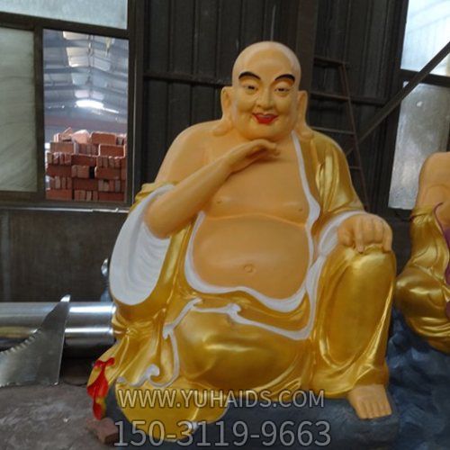 景区寺庙玻璃钢十八罗汉弥勒佛博鱼网页版