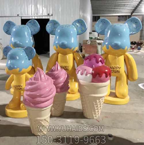 玻璃钢冰淇淋和卡通公仔博鱼网页版