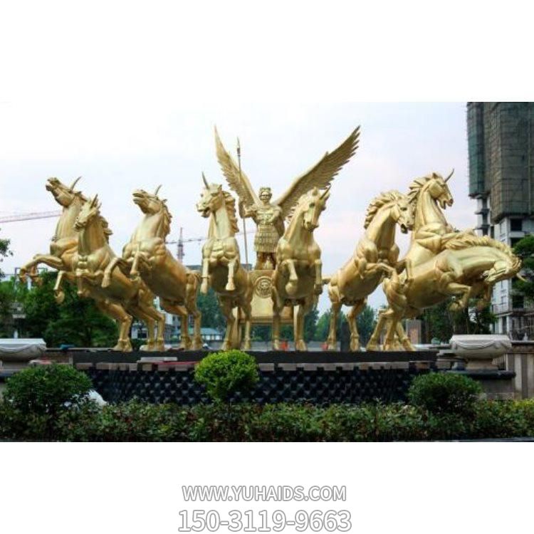 铜雕户外广场大型阿波罗战马博鱼网页版