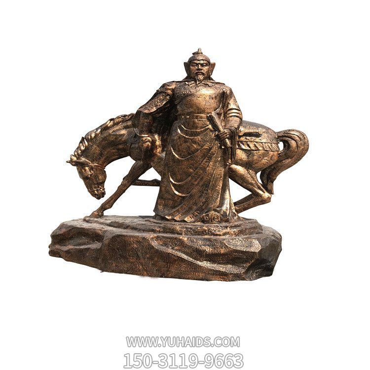 铜雕古代将军战士人物景观博鱼网页版