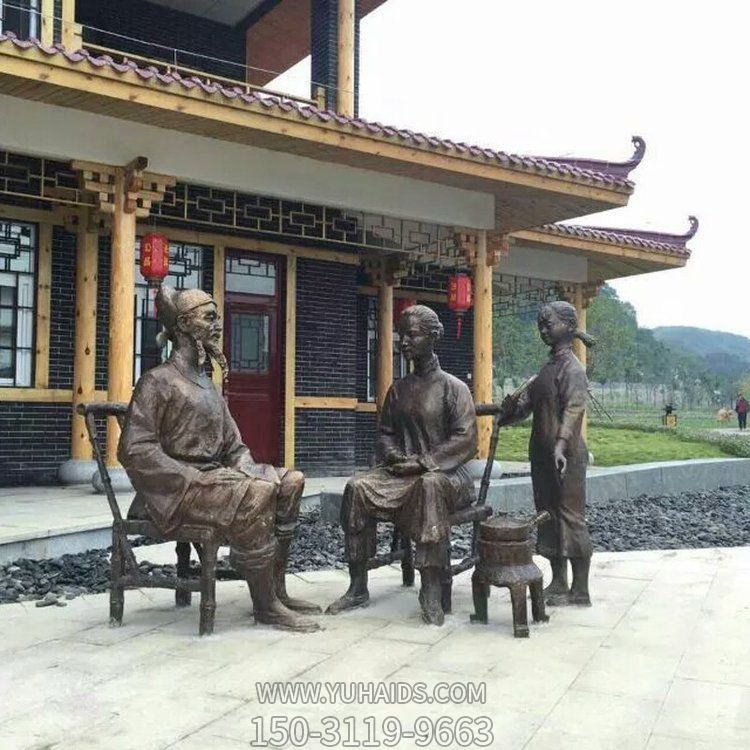 景点铜雕情景人物博鱼网页版