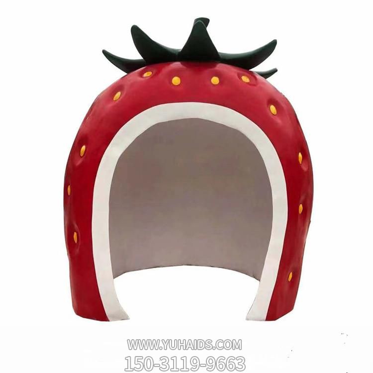 草莓房子，玻璃钢卡通房屋博鱼网页版