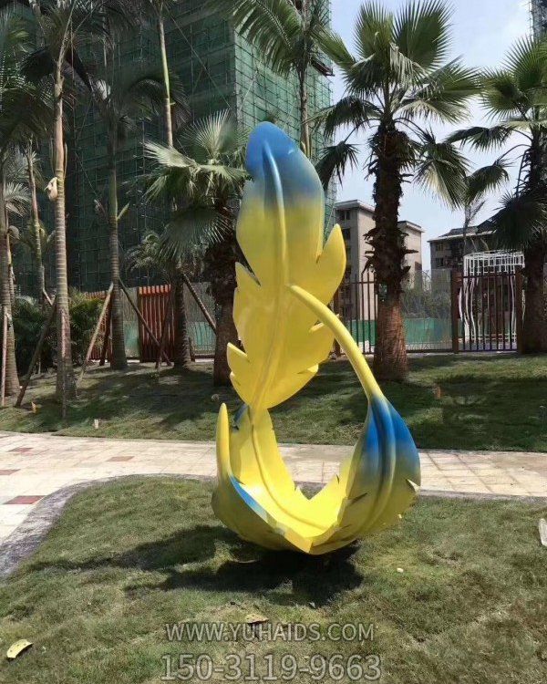 小区园林创意不锈钢抽象艺术造型景观博鱼网页版