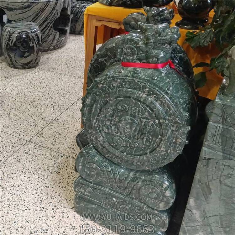 庭院门口仿古做旧 门鼓石墩子摆件摆设抱鼓石博鱼网页版