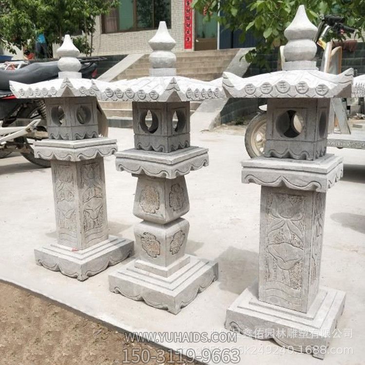 青石仿古做旧庭院园林落地草坪照明灯复古怀旧博鱼网页版