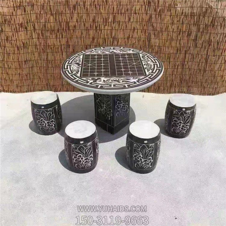 黑色石桌凳博鱼网页版