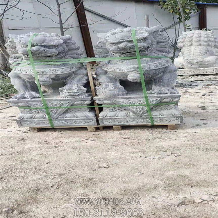 石狮子青石一对博鱼网页版