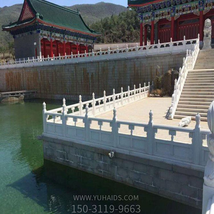 大理石石栏杆 仿古石雕栏板户外大型景观博鱼网页版