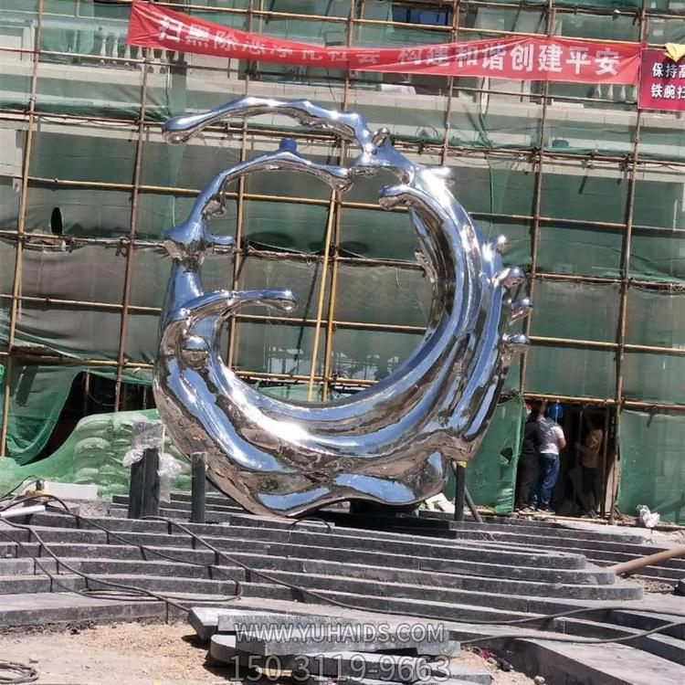 不锈钢镜面海浪摆件博鱼网页版