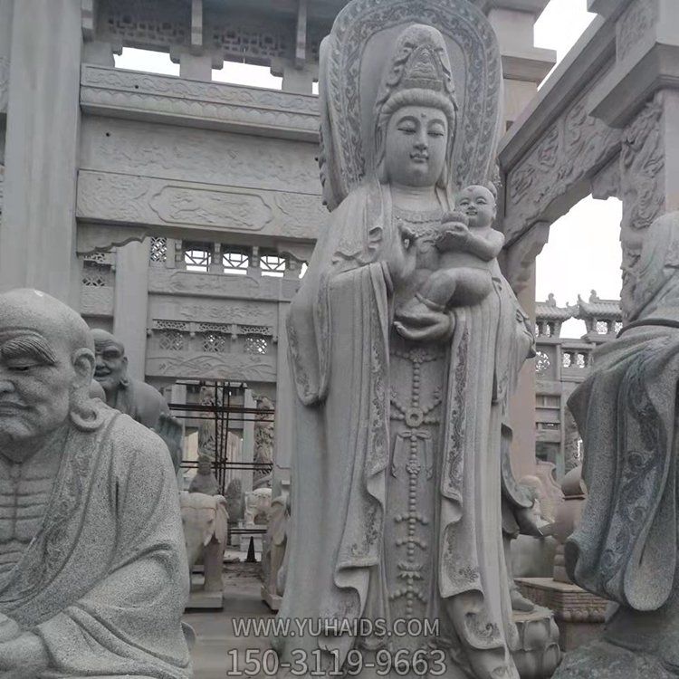 大理石石雕景区寺庙送子观音博鱼网页版