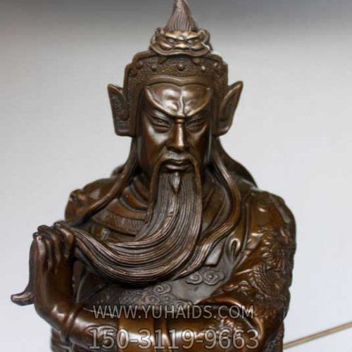 寺院摆放2米关公佛铸铜博鱼网页版 支持定制