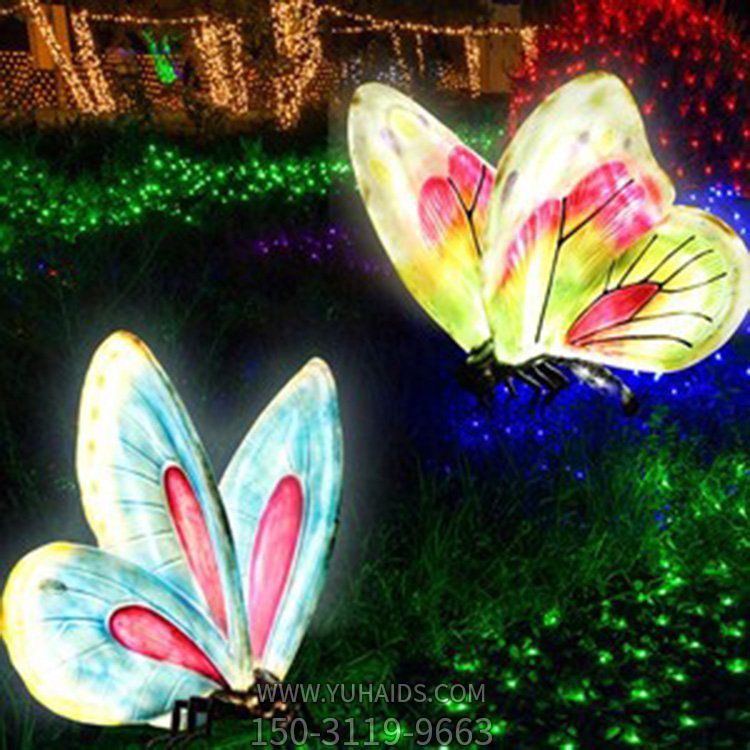 夜晚不锈钢镂空照明发光景观博鱼网页版