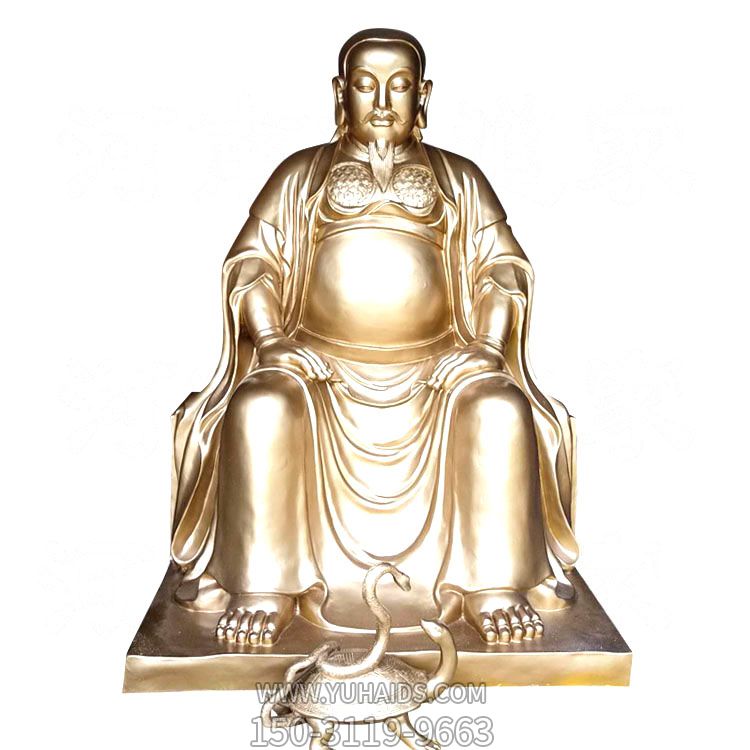 道教尊神玄天上帝不锈钢鎏金真伪大帝博鱼网页版