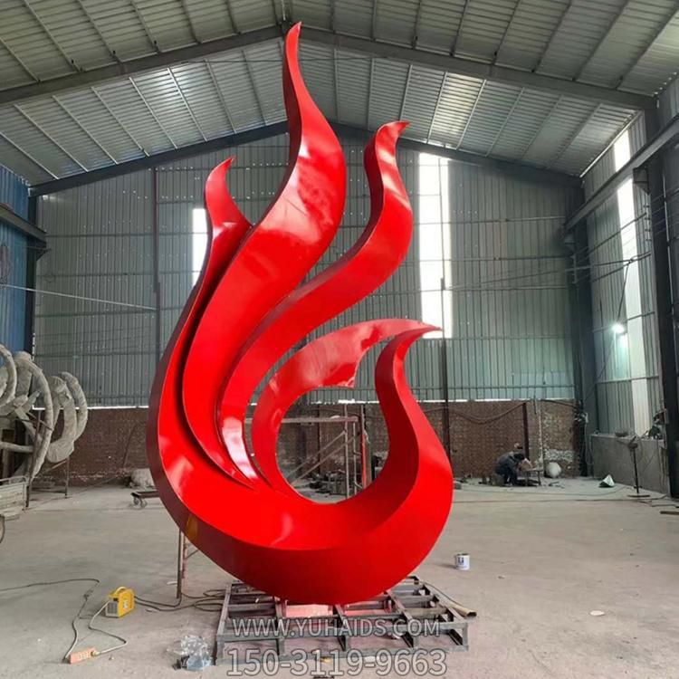 广场不锈钢抽象彩绘凤凰摆件博鱼网页版