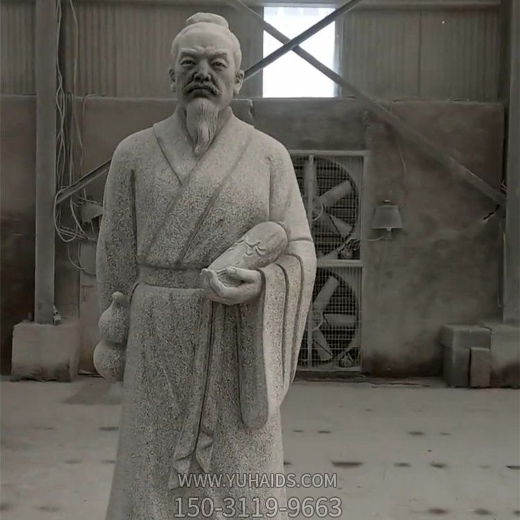 砂石花岗岩石雕户外庭院古代名人雕像博鱼网页版