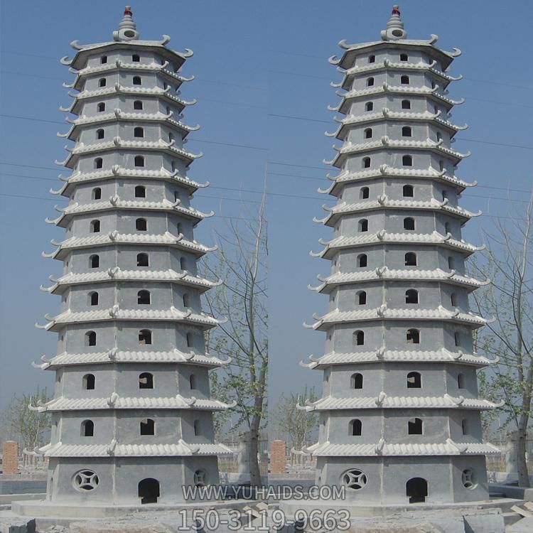 道观园林石雕石塔中式佛塔千层塔摆件博鱼网页版