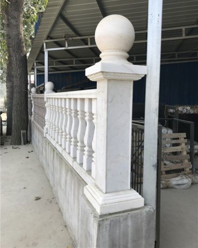 别墅庭院 汉白玉阳台楼梯花瓶柱护栏 景观博鱼网页版