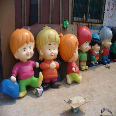 幼儿园商场玻璃钢卡通人物博鱼网页版摆件