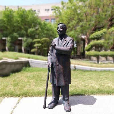 公园铜雕中国名人著名数学家华罗庚博鱼网页版