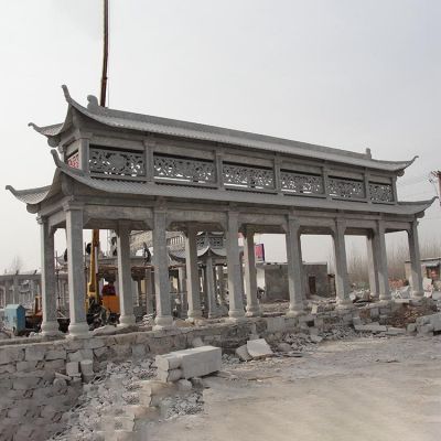 景区仿古建筑双层长廊中式凉亭博鱼网页版