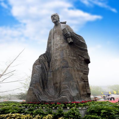 大型景区景点历史名人浮雕杜甫青石博鱼网页版像