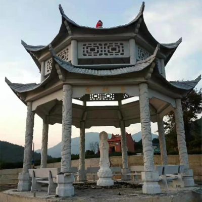 户外大理石石雕浮雕凉亭博鱼网页版