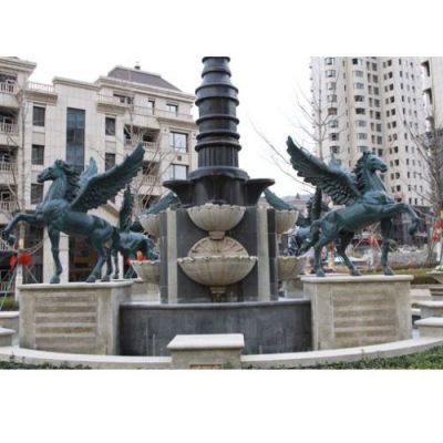 广场阿波罗战车博鱼网页版 大型户外景观摆件