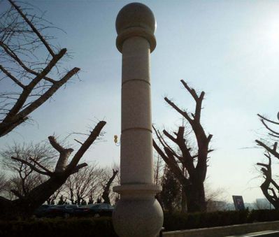 广场景观大理石博鱼网页版石柱