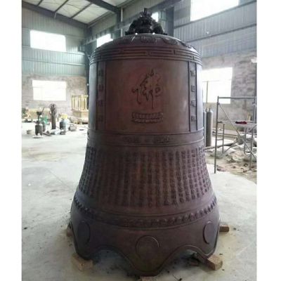 园林景区寺庙大型铜雕铜钟博鱼网页版