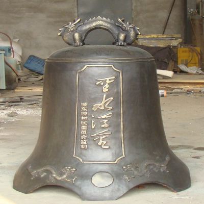 景观铜雕户外园林景观铜钟博鱼网页版