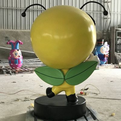 玻璃钢卡通小蜜蜂博鱼网页版摆件