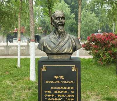 古代名医学院胸像铜雕华佗博鱼网页版