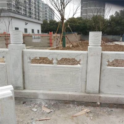 大理石浮雕园林装饰仿古建筑栏杆栏板