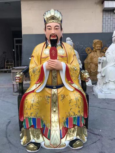 寺庙大型玻璃钢彩绘三官博鱼网页版