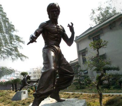 玻璃钢仿铜电影名人李小龙博鱼网页版