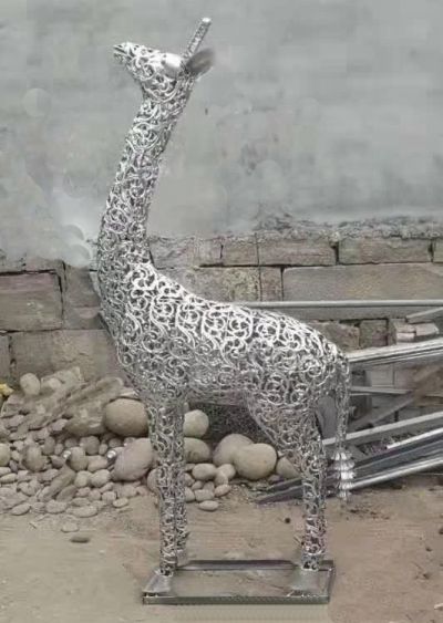 不锈钢户外园林景观镂空小鹿博鱼网页版