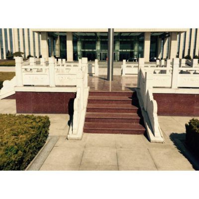 学校广场升旗台汉白玉围栏栏杆博鱼网页版