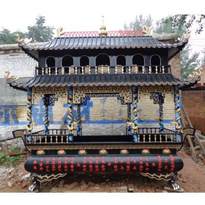  寺庙铜香炉 铸铁香炉 室外园林祈福上香 香炉博鱼网页版