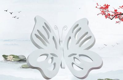 不锈钢创意校园蝴蝶博鱼网页版